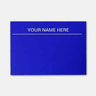 Bright Blue Post It Notes