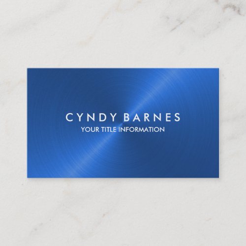 Blue Sheen Business Card