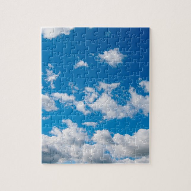 Bright Blue Sky Jigsaw Puzzle (Vertical)