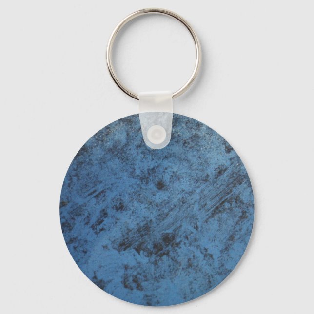 Bright blue vintage keychain (Front)