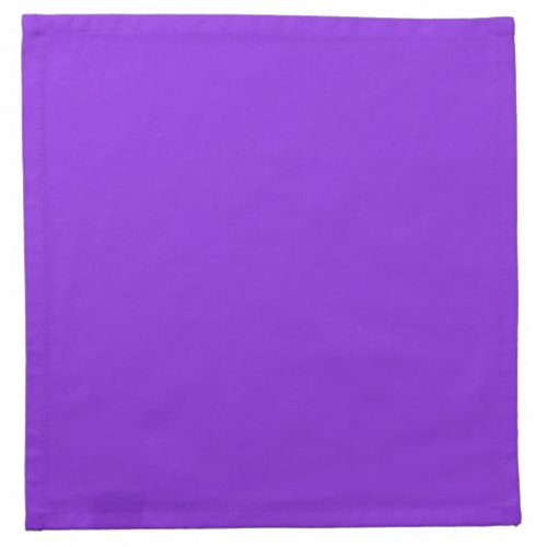   Bright Blue Violet solid color  Cloth Napkin