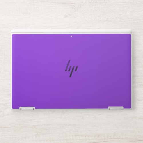  Bright Blue Violet solid color  HP Laptop Skin