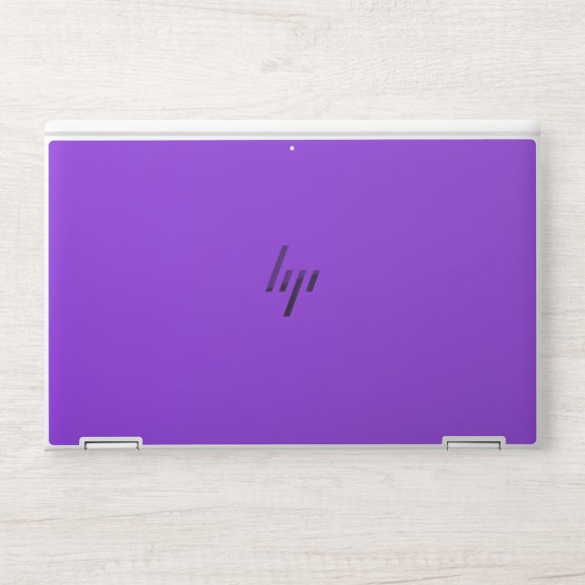  Bright Blue Violet (solid color)  HP Laptop Skin (Front)