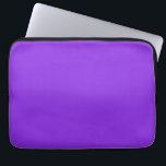Bright Blue Violet (solid color)  Laptop Sleeve<br><div class="desc">Bright Blue Violet (solid color)</div>