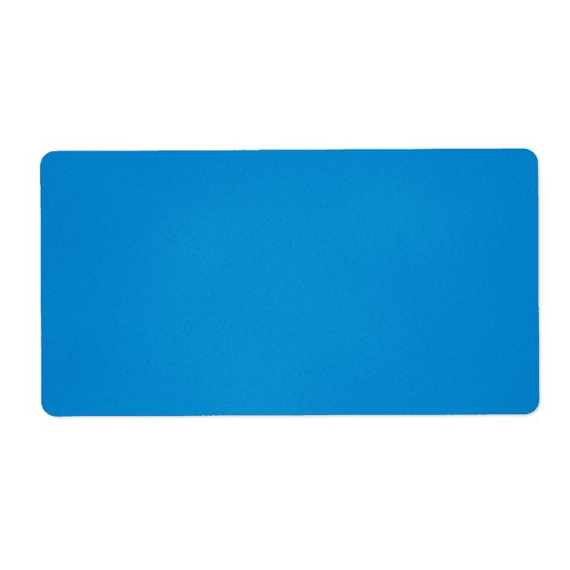 Bright Blue with Grainy Texture Label (Front)