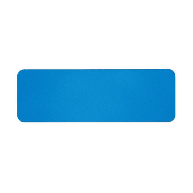 Bright Blue with Grainy Texture Label (Front)