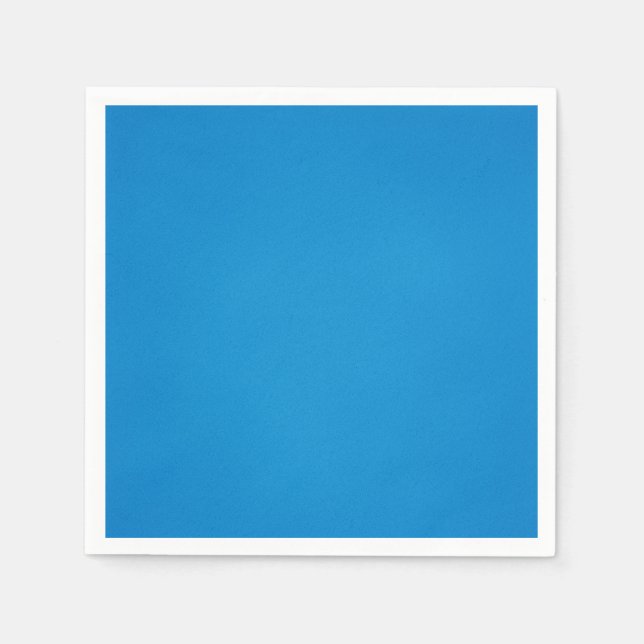 Bright Blue with Grainy Texture Napkins (Front)