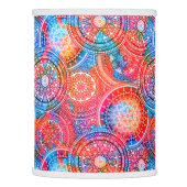 Bright Bohemian Boho Hippy Chic Pattern Lamp Shade (Left)