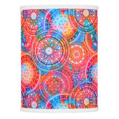 Bright Bohemian Boho Hippy Chic Pattern Lamp Shade (Front)