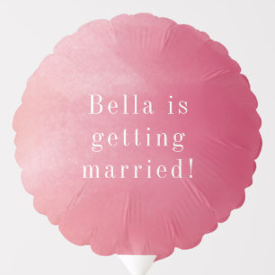 Bright Boho Ombre Bridal Shower Balloon