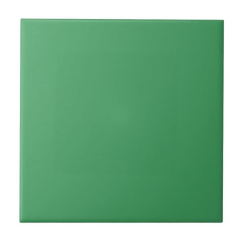 Bright Bold Emerald Green Color Tile