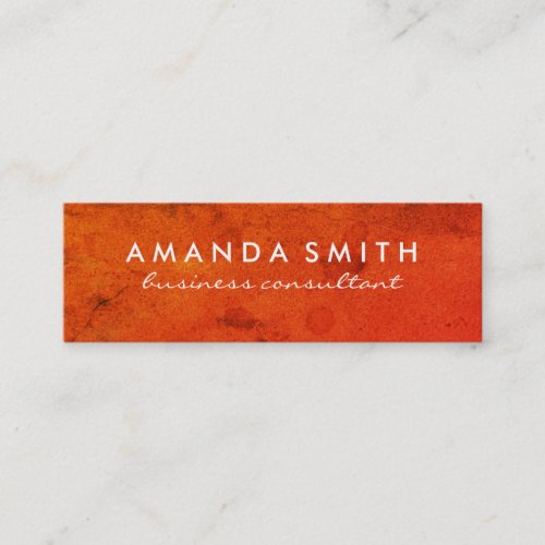 Bright Bold Texture Mini Business Card