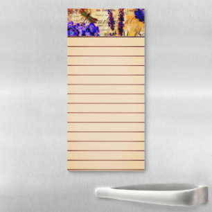 bright botanical Magnetic Notepad