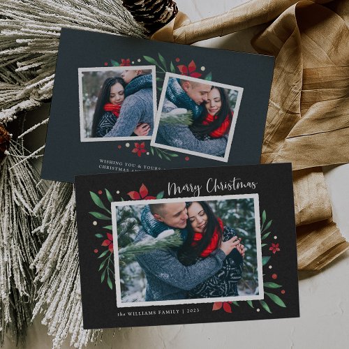 Bright Boughs  Holiday Photo Card