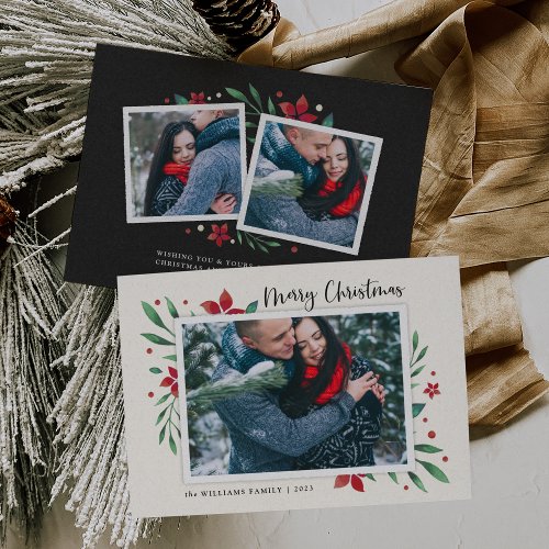 Bright Boughs  Holiday Photo Card