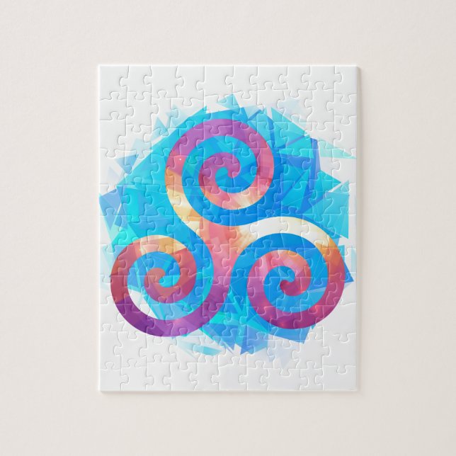 Bright breton triskel jigsaw puzzle (Vertical)