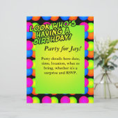 Bright Bubbles Birthday! (Standing Front)