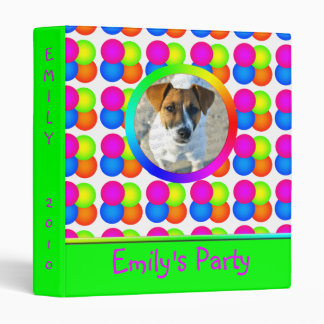Bright Bubbles Birthday Binder