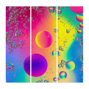 Bright Bubbles Liquid Art