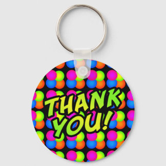 Bright Bubbles Thank You! Keychain