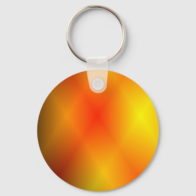 Bright Burnt Orange Keychain (Front)