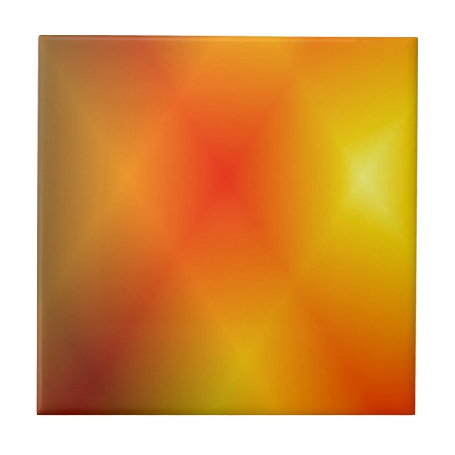 Bright Burnt Orange Tile (Front)