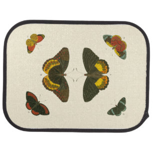 Bright Butterflies by Pieter Cramer Car Mat