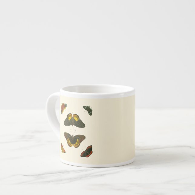 Bright Butterflies by Pieter Cramer Espresso Cup (Front Left)