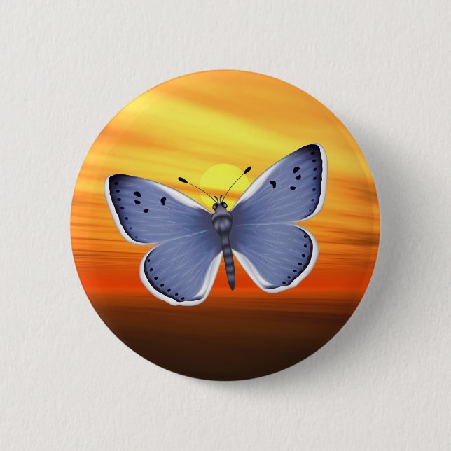 Bright Butterfly Button (Front)