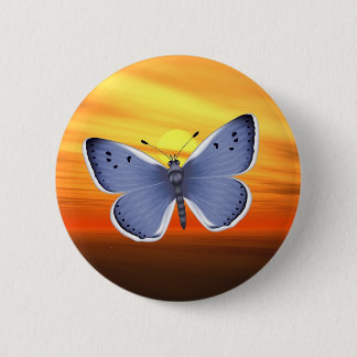 Bright Butterfly Button