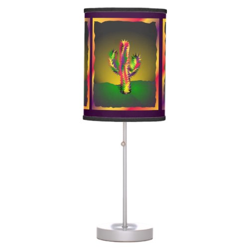 Bright Cactus Table Lamp