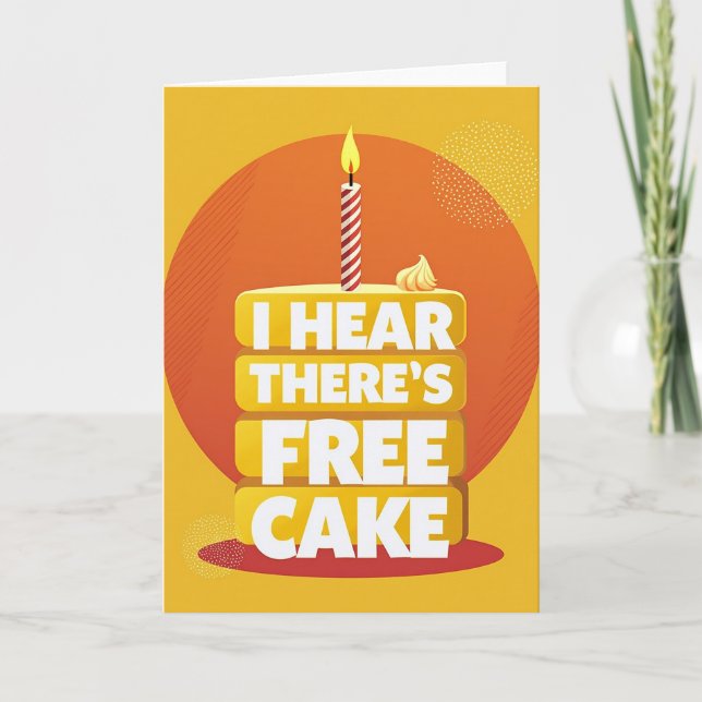 Bright Candle Birthday Card (Front)