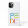 BRIGHT CHEERFUL COLOURFUL FUN PRIDE TYPOGRAPHY iPhone 11 PRO CASE