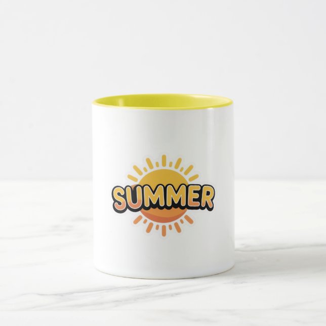  Bright & Cheerful Sunshine Coffee Cup (Center)