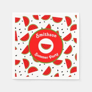 Bright Cheerful Watermelons Summer Party