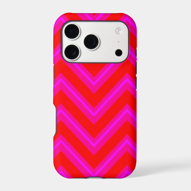 Bright Chevron Pattern Design Iphone Case (Back)