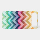 Bright Chevron Scallop Summer Pattern iPhone Case (Back (Horizontal))