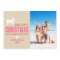 Bright Christmas Beige Pink Reindeer Photo