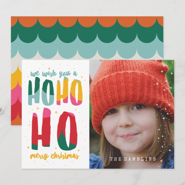 BRIGHT CHRISTMAS INVITATION CARD (Front/Back)