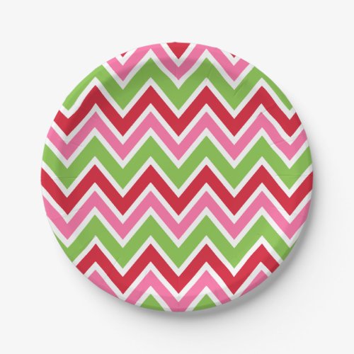 Bright Christmas Paper Plates