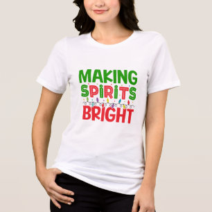 Bright Christmas Spirit Tri-Blend Shirt