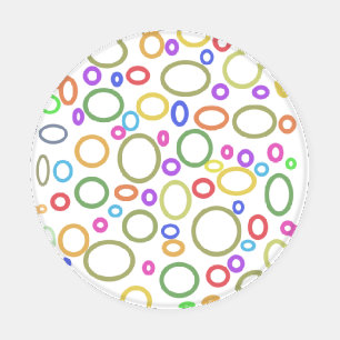 bright  circles coaster set