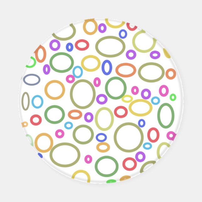 bright  circles coaster set (Single)