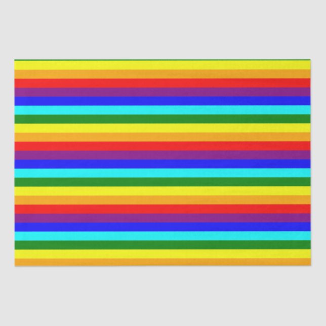 Bright Classic Rainbow Tissue Paper (Front)