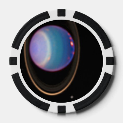 Bright Clouds on Uranus Poker Chips