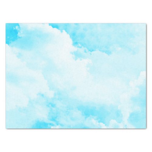 Bright Cloudy Sky _ Blue Tissue Paper