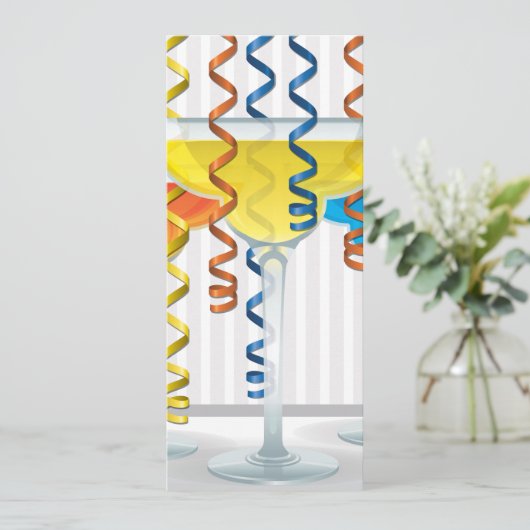 Bright cocktail and ribbon (Standing Front)