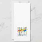 Bright cocktail and ribbon (Back)