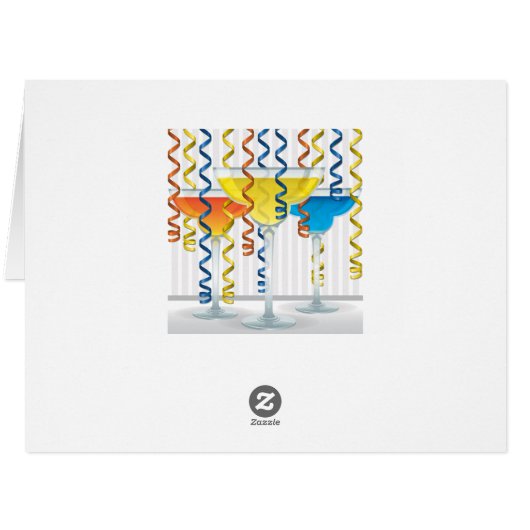 Bright cocktail and ribbon (Back Horizontal)