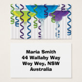 Bright cocktail and ribbon (Front & Back)